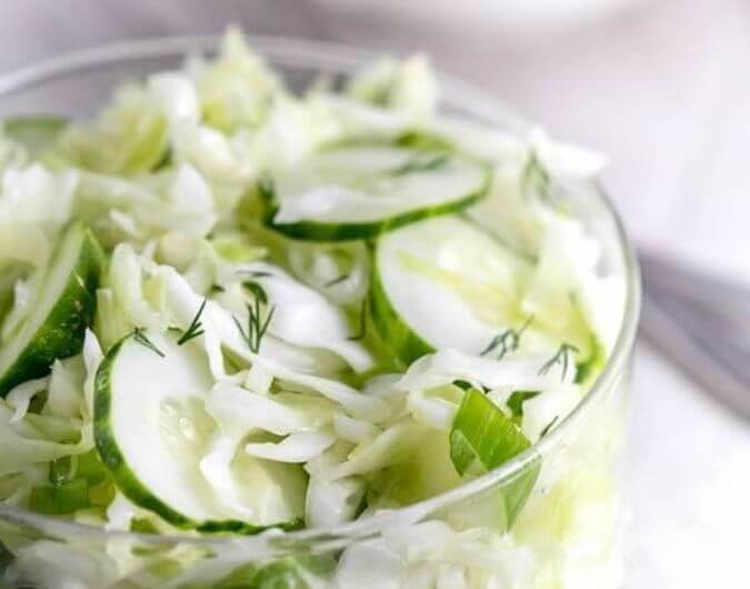 Cucumber Cabbage Salad