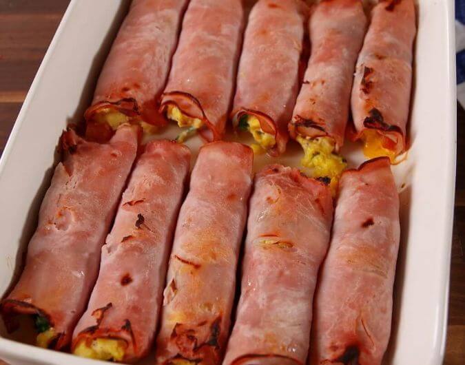 Ham, Egg and Cheese RollUps