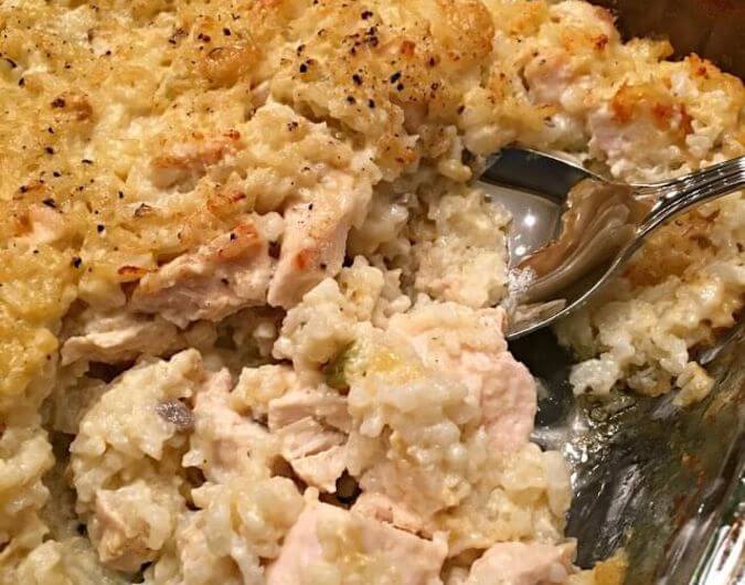 Mamaw’s Chicken & Rice Casserole