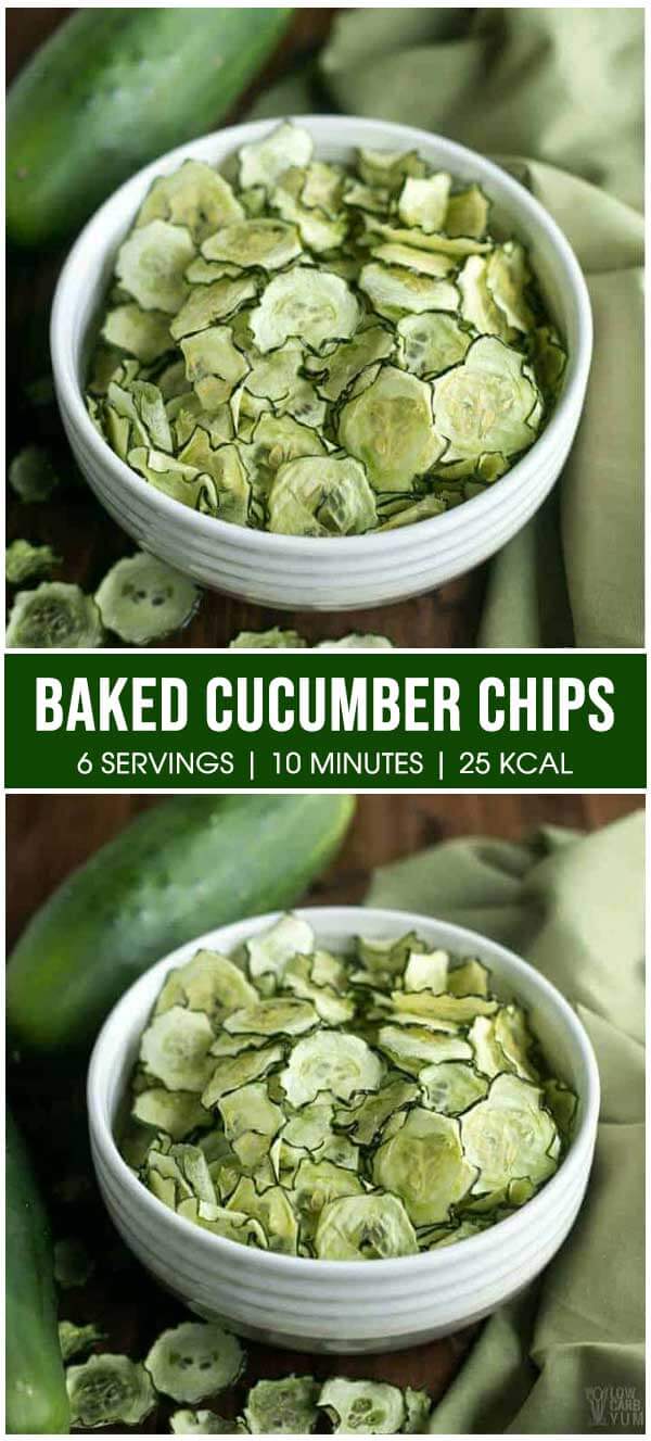 Baked Cucumber Chips