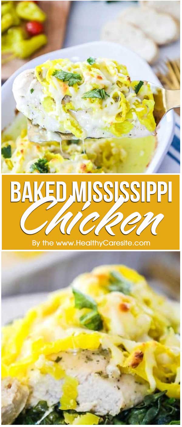 Baked Mississippi Chicken