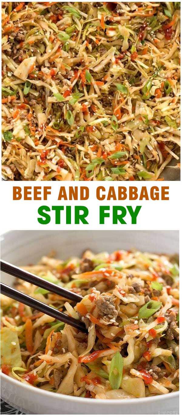 Beef And Cabbage Stir Fry