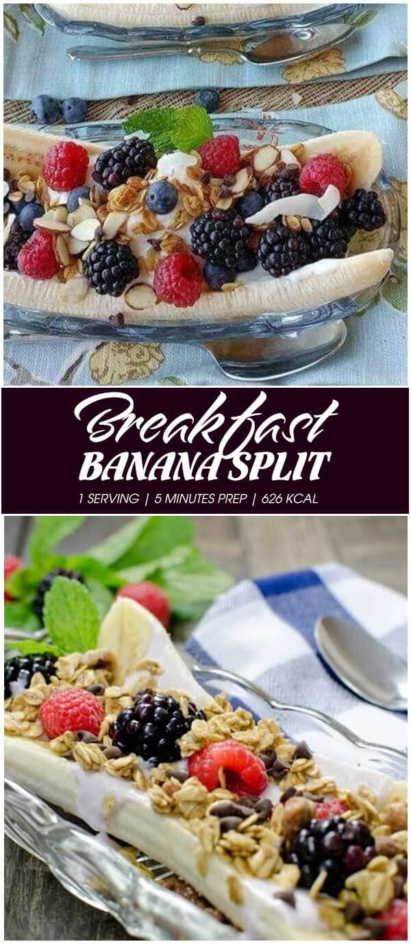 Breakfast Banana Split