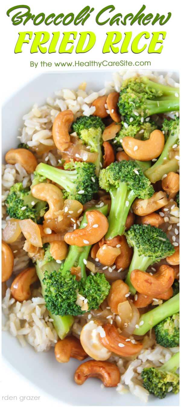 Broccoli Cashew Fried Rice