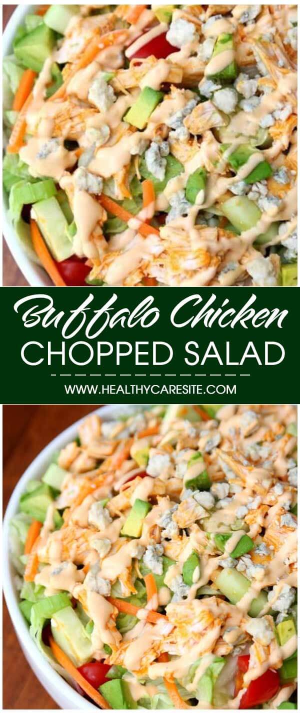 Buffalo Chicken Chopped Salad