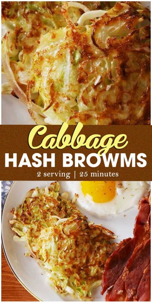 Cabbage Hash Browns HealthyCareSite
