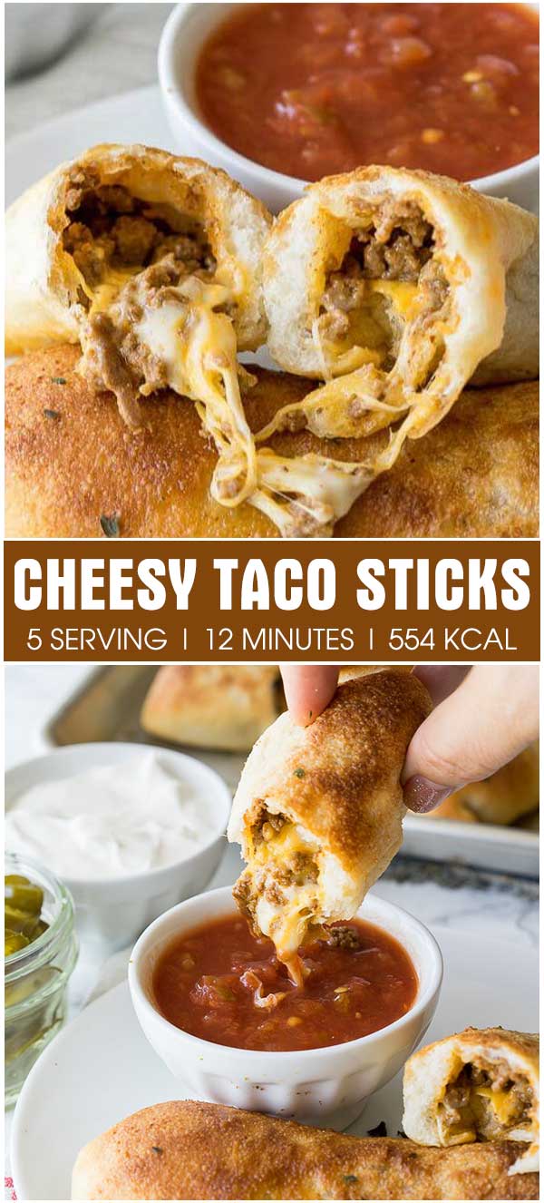 Cheesy Taco Sticks