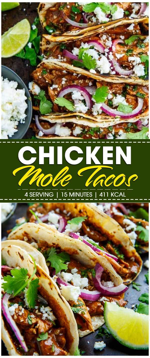 Chicken Mole Tacos