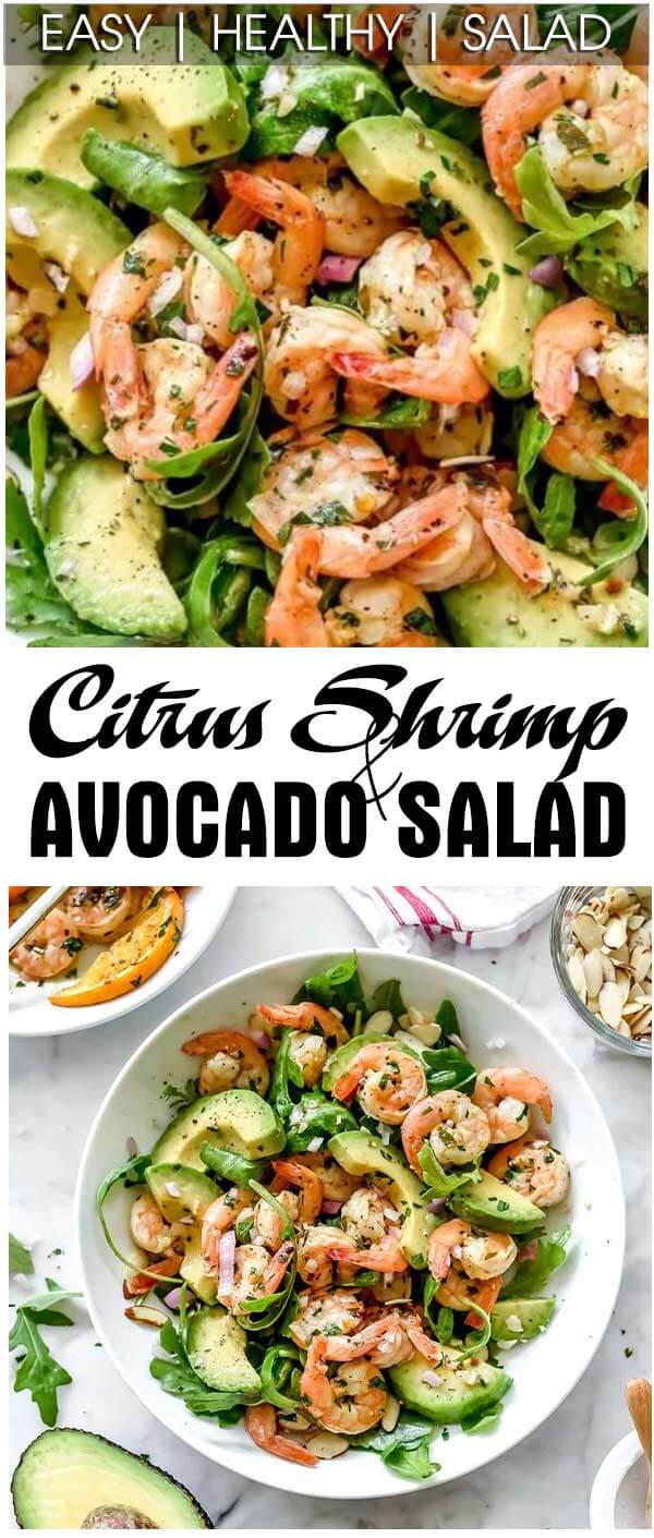 Citrus Shrimp and Avocado Salad