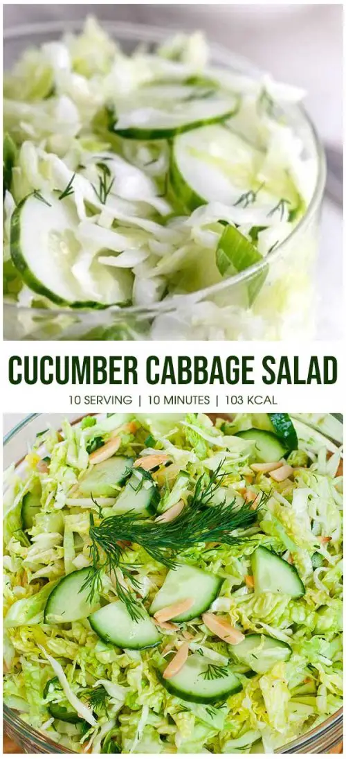 Cucumber Cabbage Salad – HealthyCareSite