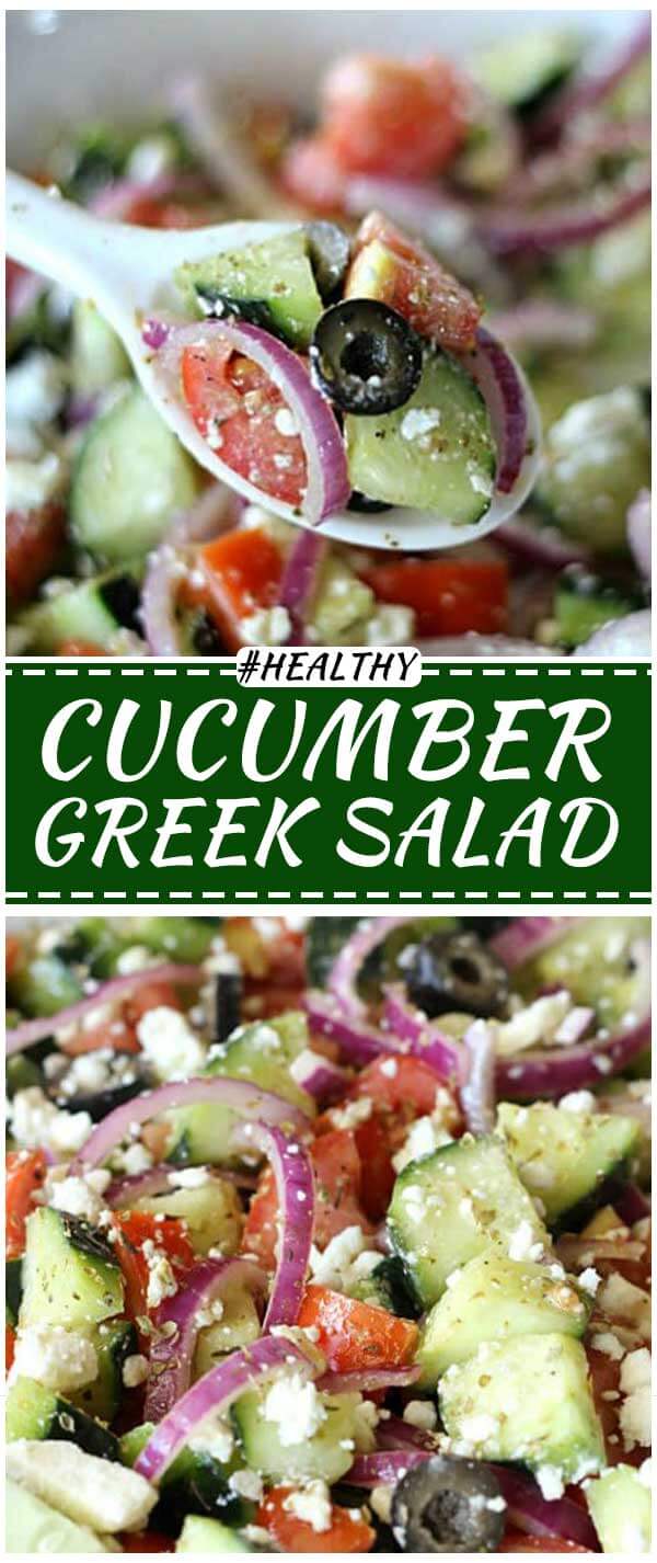 Cucumber Greek Salad