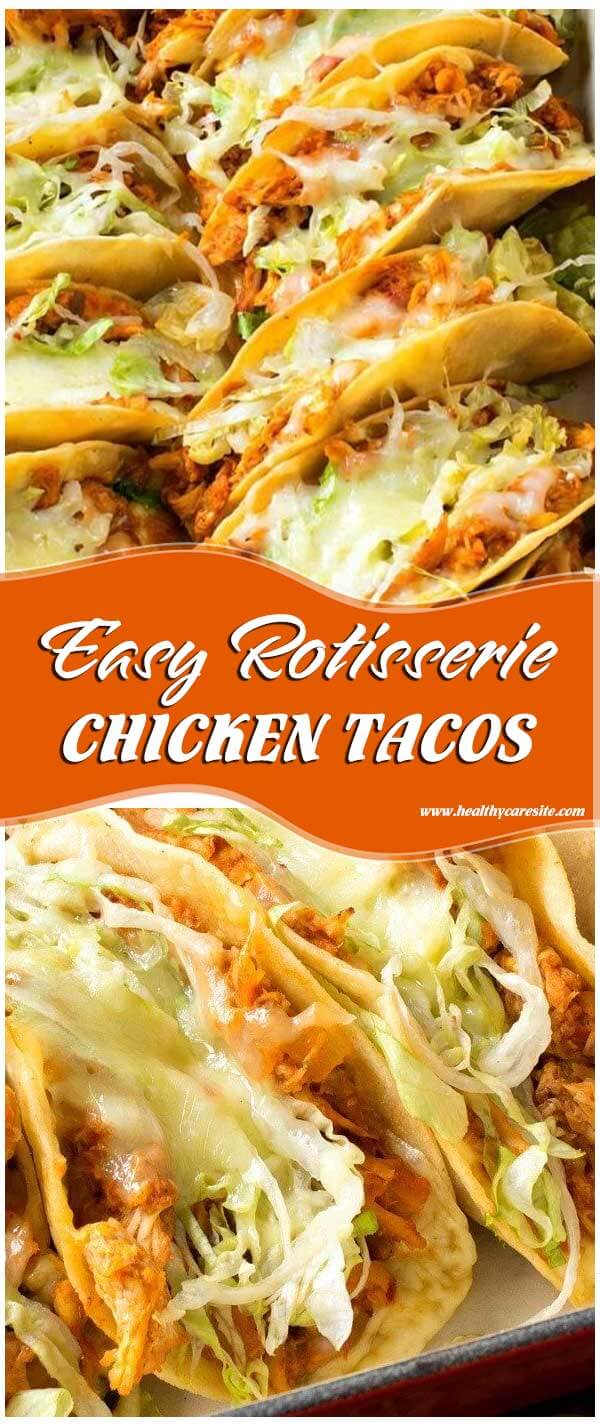 Easy Rotisserie Chicken Tacos