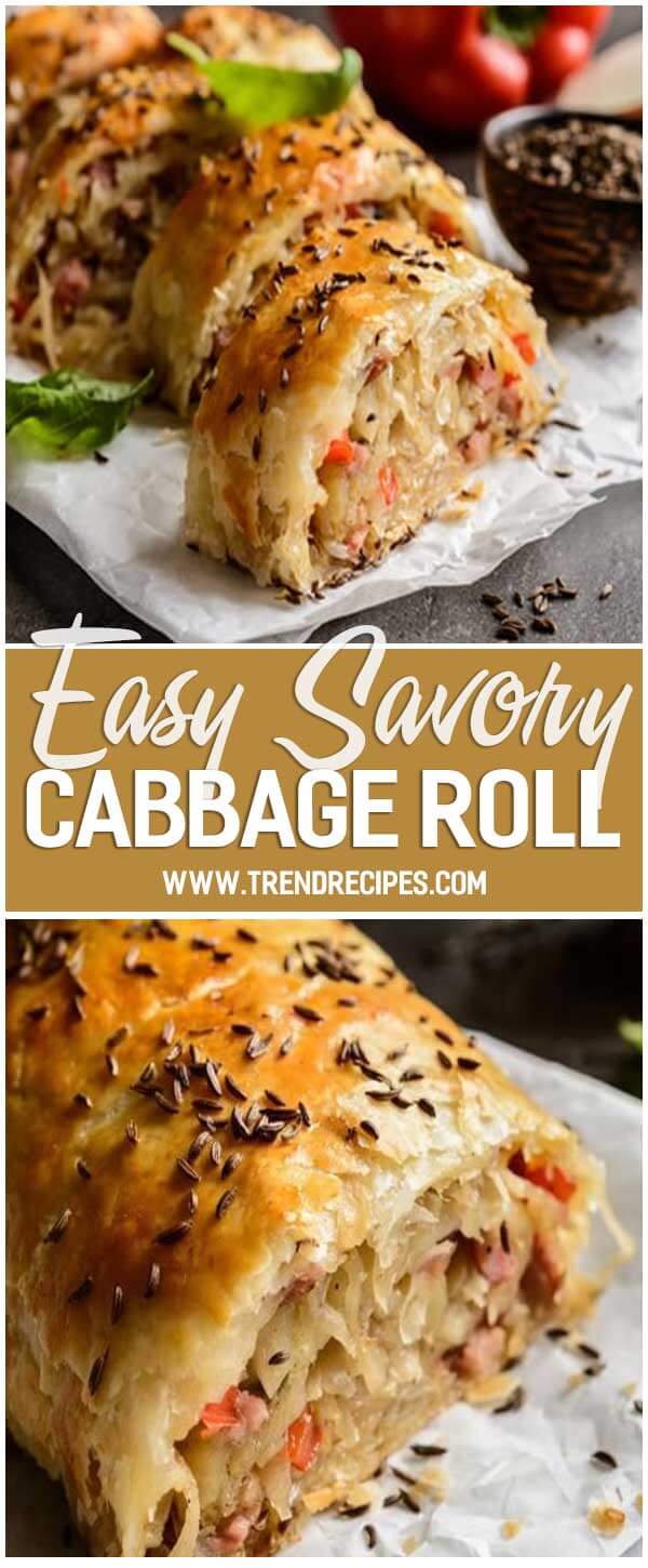 Easy Savory Cabbage Roll