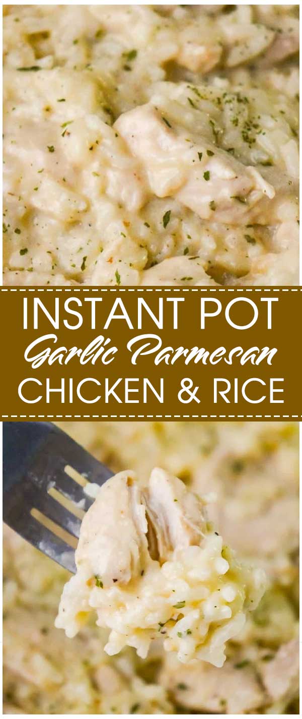 Instant pot parmesan discount chicken and rice