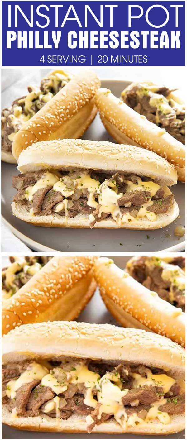 Instant Pot Philly Cheesesteak