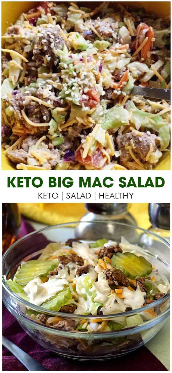 Keto Big Mac Salad – HealthyCareSite
