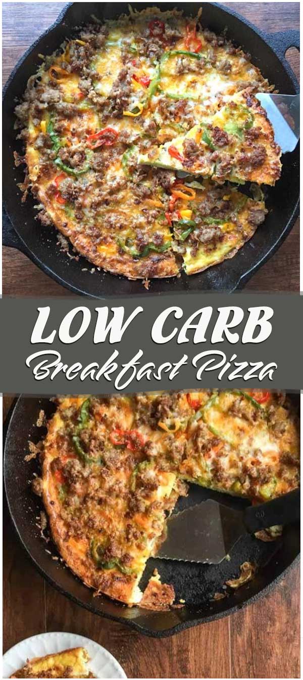 Low Carb Breakfast Pizza