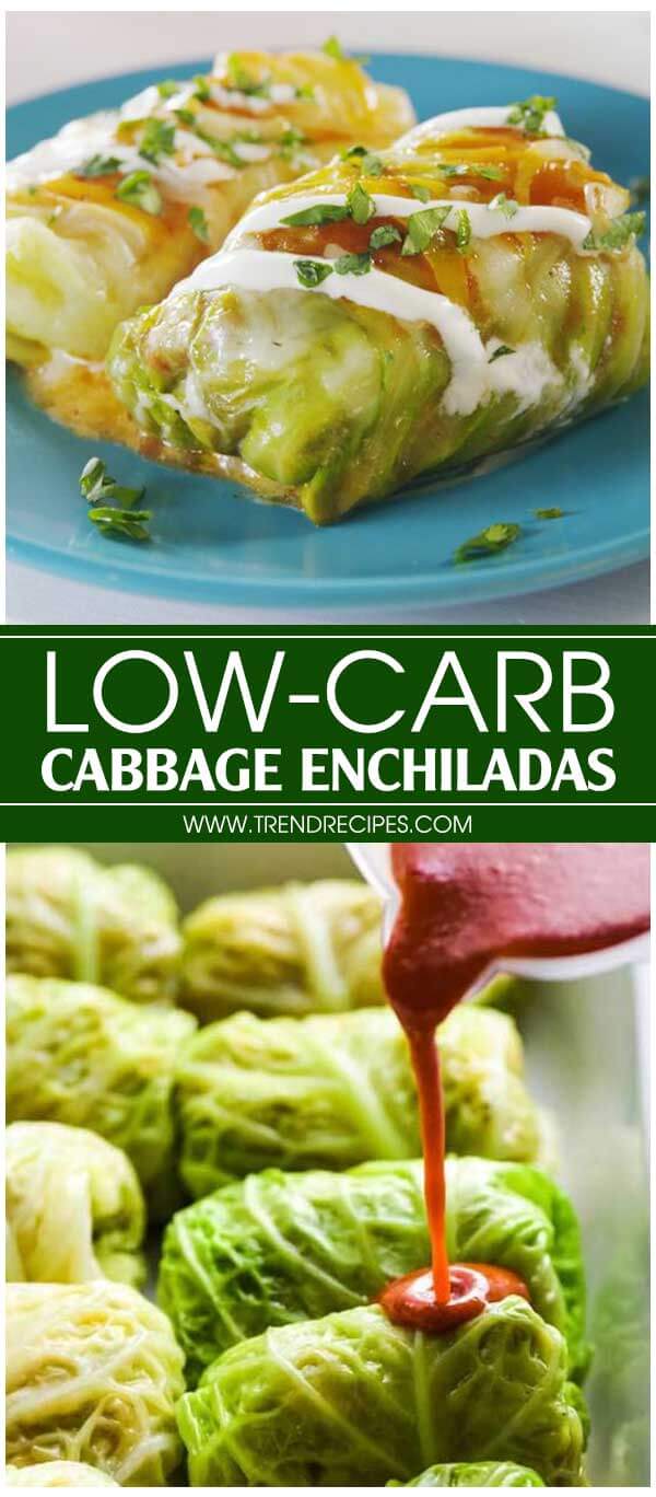 Low-Carb Cabbage Enchiladas