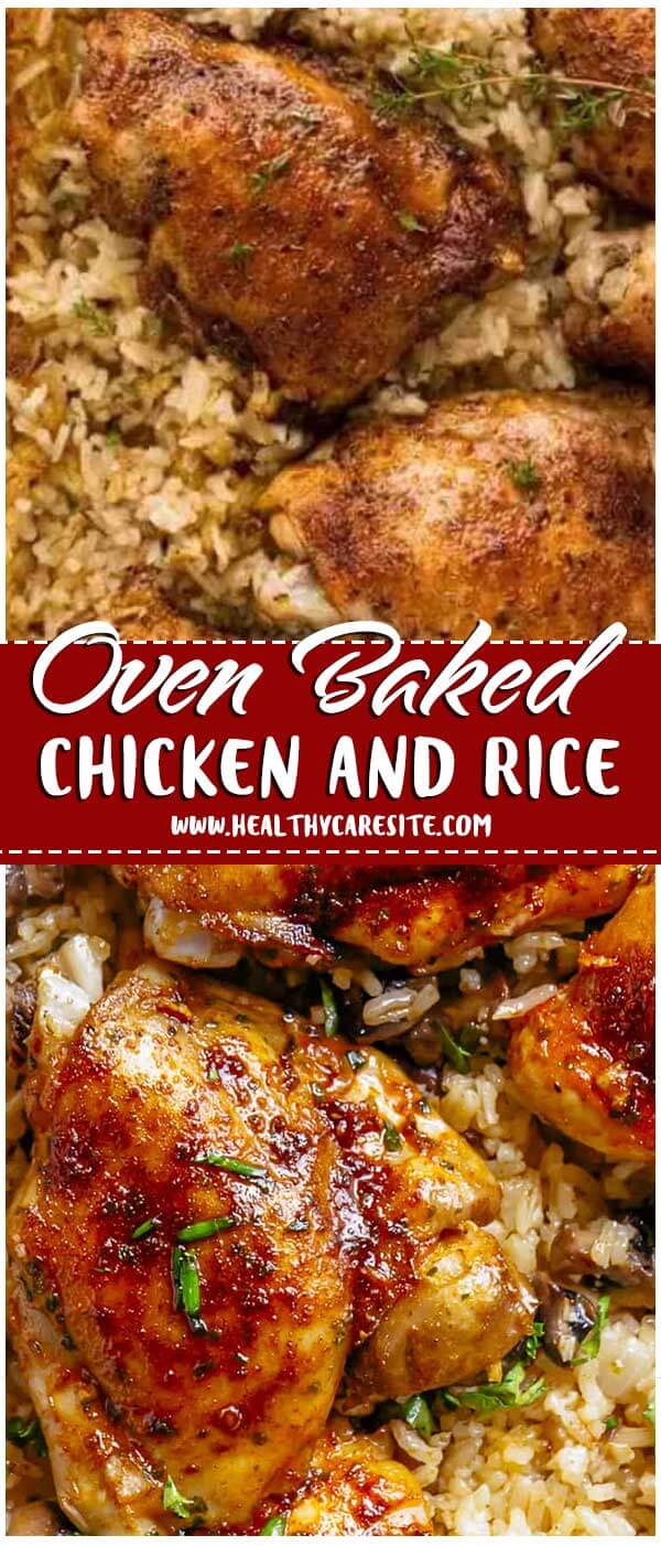 Oven Baked Chicken and Rice – HealthyCareSite