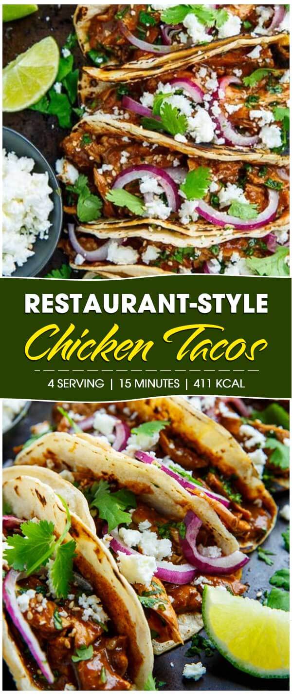 Restaurant-Style Chicken Tacos