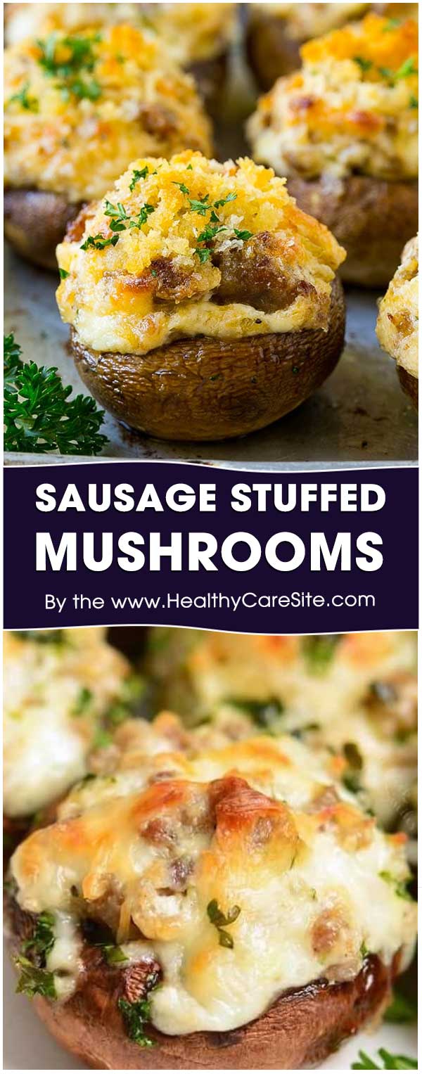 Sausage Stuffed Mushrooms