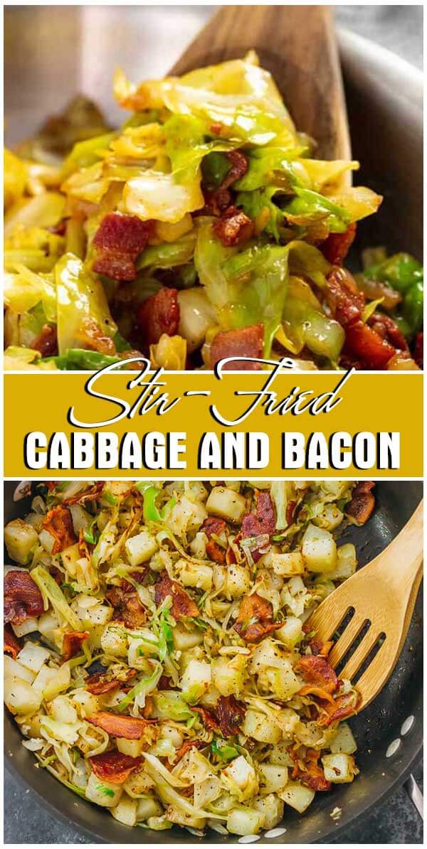 Stir-Fried Cabbage And Bacon