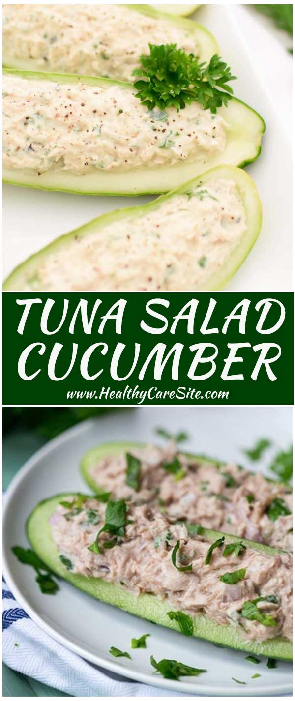 Tuna Salad Cucumber