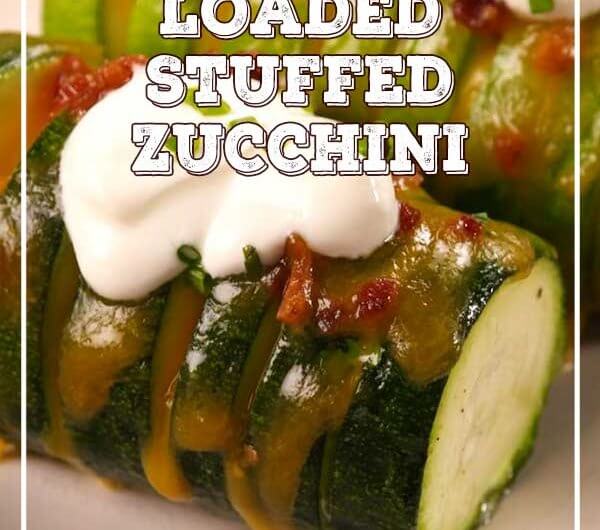 Loaded Stuffed Zucchini