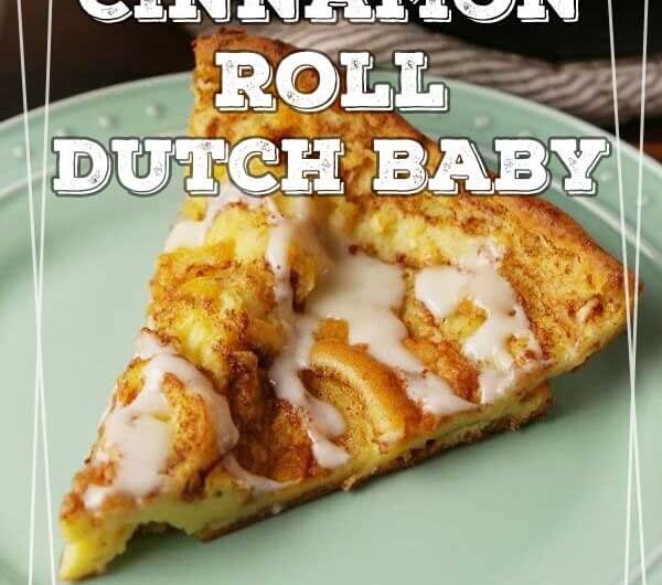 Cinnamon Roll Dutch Baby