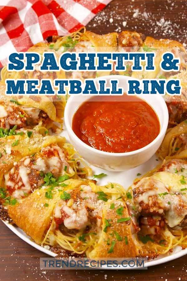 Spaghetti-Meatball-Ring