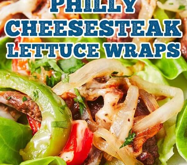 Philly Cheesesteak Lettuce Wraps
