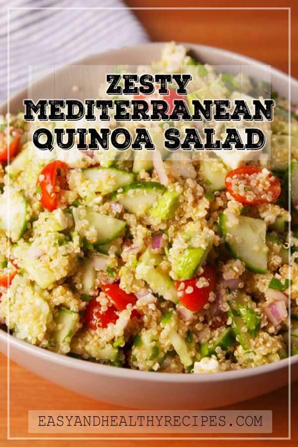 Zesty Mediterranean Quinoa Salad – HealthyCareSite